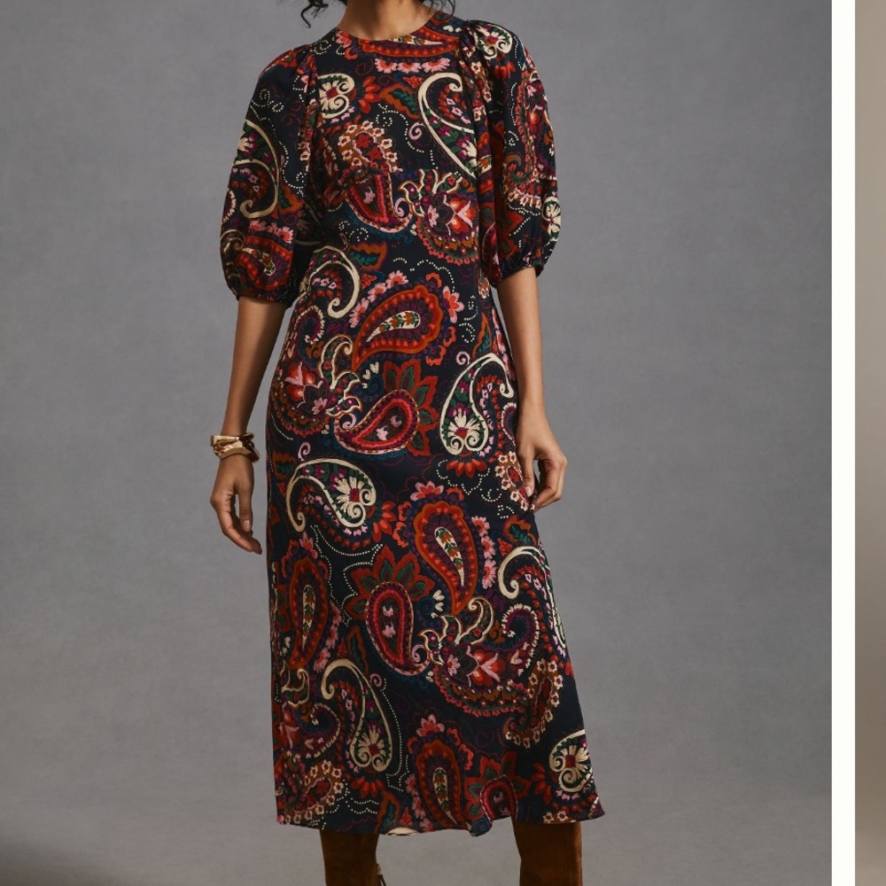 Kachel puff sleeve dress XS